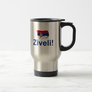 Serbia Ziveli! Travel Mug