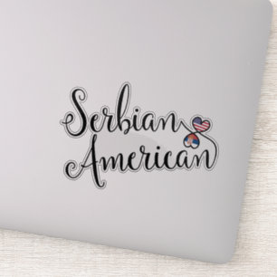Serbian American Flag Heart, Serbia