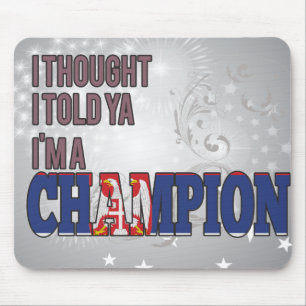 Serbian and a Champion Mouse Mat