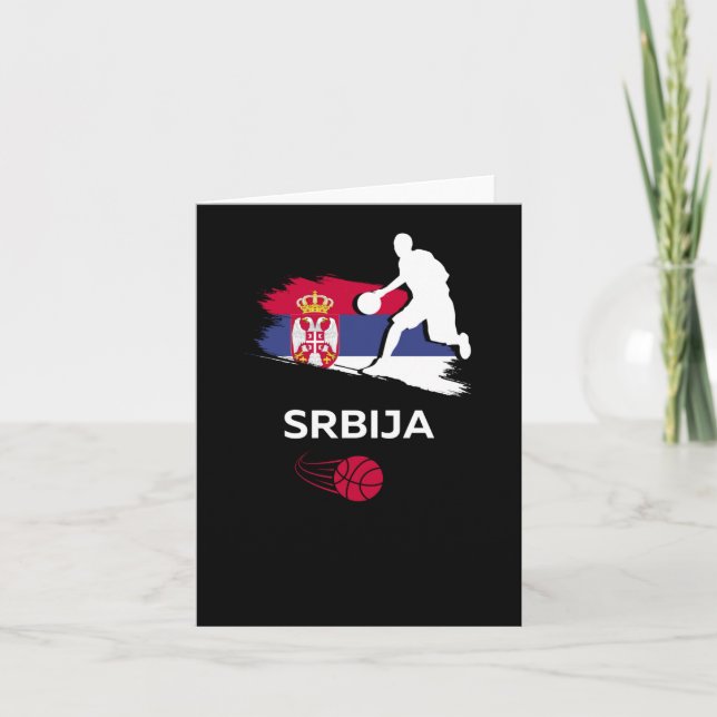 Serbian Basketball  Card (Front)