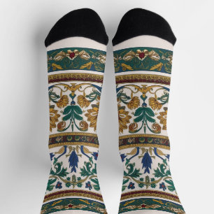 Serbian carpet pattern 2 socks