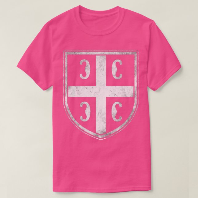 Serbian Cross 1 T-Shirt (Design Front)