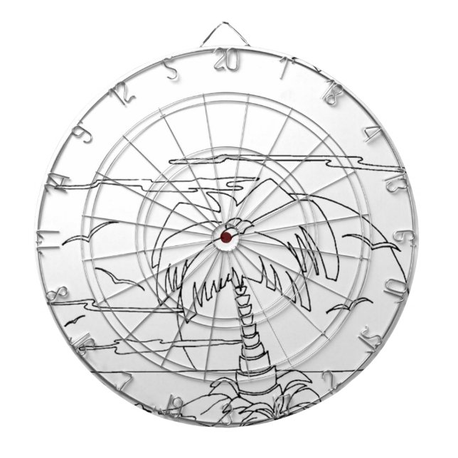 serbian cyrillic island dartboard (Front)