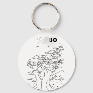 serbian cyrillic tree key ring