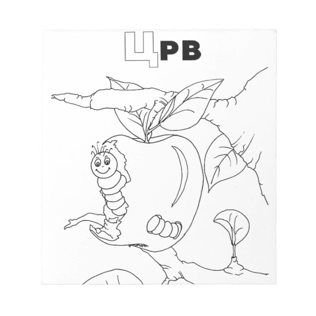 serbian cyrillic worm notepad (Front)