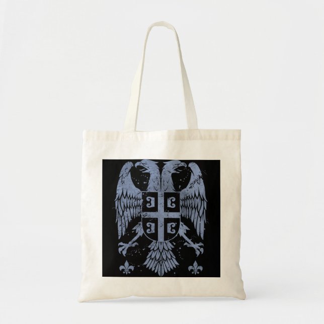 Serbian Double Headed Eagle a Serbia Coat of Arms  Tote Bag (Front)