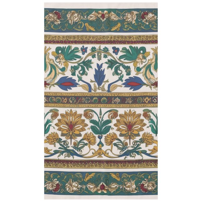 Serbian ethnic seamless design 7 60x104 tablecloth (Front)