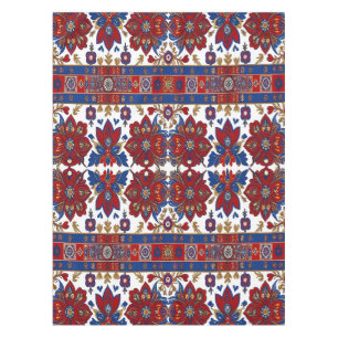 Serbian ethnic seamless design tablecloth