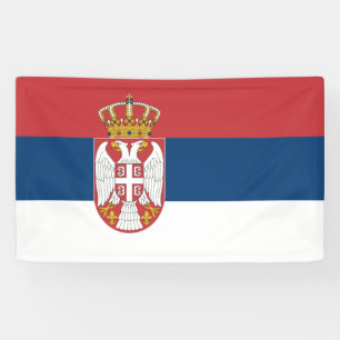 Serbian Flag Banner