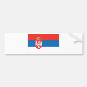 Serbian Flag Bumper Sticker