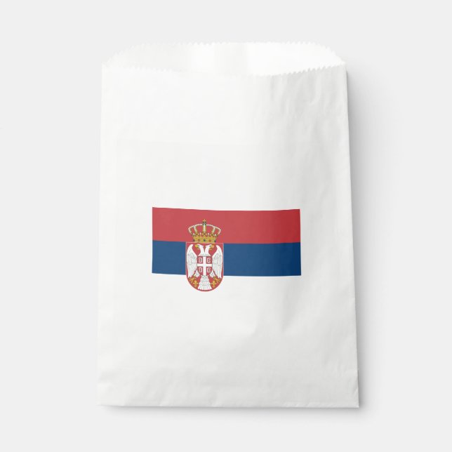 Serbian Flag Favour Bags (Front)