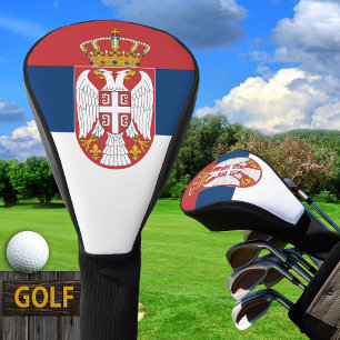 Serbian Flag & Golf Serbia sport Covers /clubs