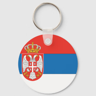 Serbian Flag Key Ring