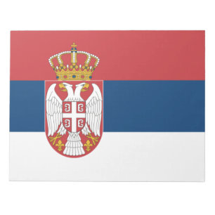 Serbian Flag Notepad