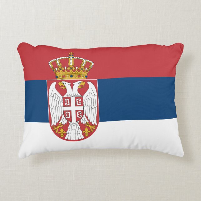 Serbian flag on the Pillow (Front)