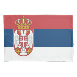 Serbian Flag Pillowcase