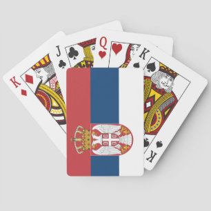 Serbian Flag Playing Cards