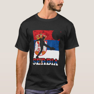 Serbian Flag Serbia Serbian Soccer Team Serbian Pr T-Shirt