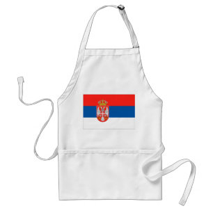 Serbian Flag Standard Apron