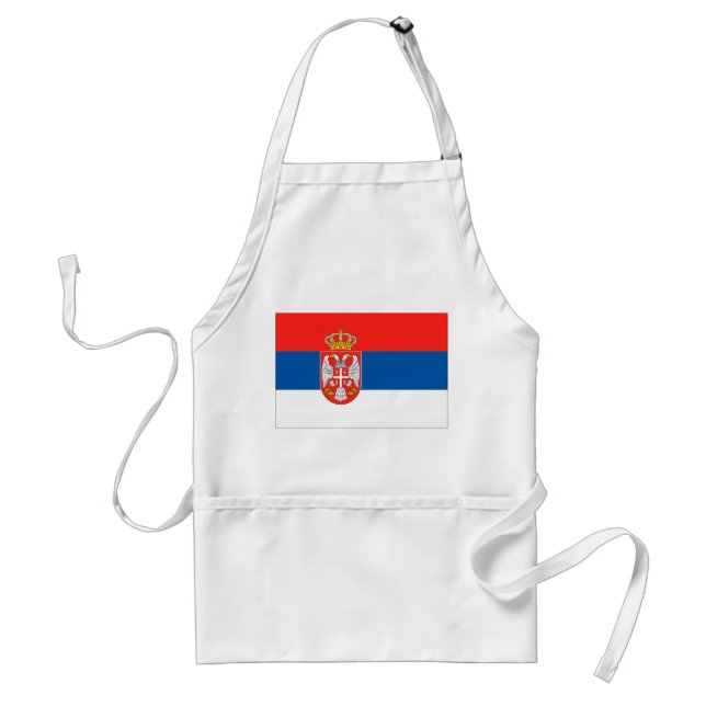 Serbian Flag Standard Apron (Front)