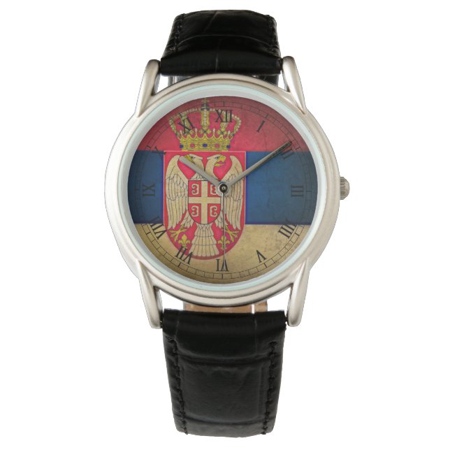 serbian flag watch (Front)