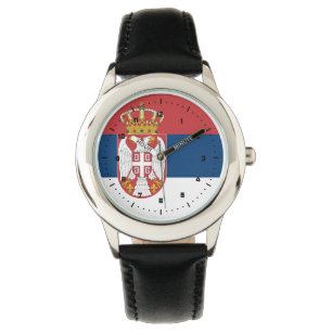 Serbian flag watch