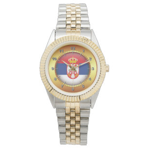 Serbian flag watch
