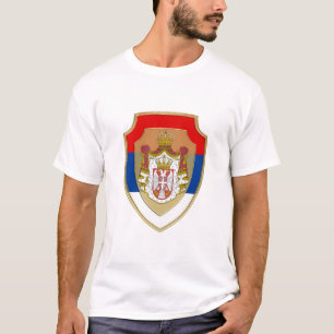 Serbian mediaeval shield  Serbia coat of arms new  T-Shirt