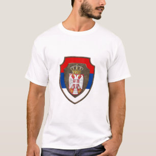 Serbian mediaeval shield Serbia coat of arms new T-Shirt