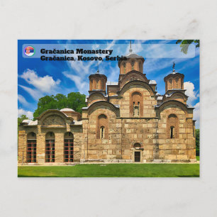 SERBIAN MONASTERIES - Gračanica orthodox Monastery Holiday Postcard