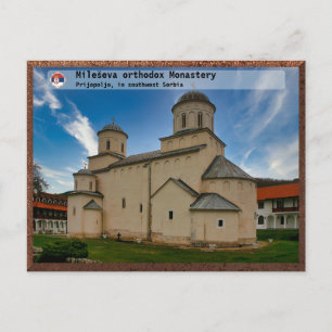 SERBIAN MONASTERIES - Mileševa orthodox Monastery Holiday Postcard