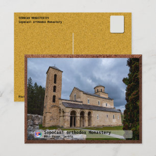 SERBIAN MONASTERIES - Sopoćani Monastery Postcard