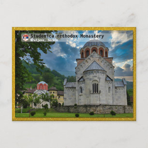 SERBIAN MONASTERIES - Studenica orthodox Monastery Holiday Postcard