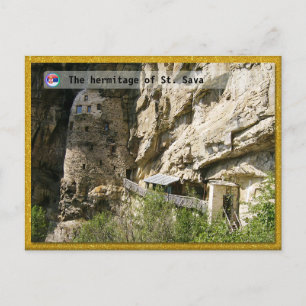 SERBIAN MONASTERIES - The hermitage of St. Sava 2 Holiday Postcard