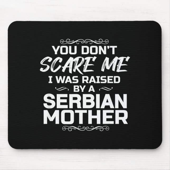 Serbian Mother Funny Christmas Birthday  Mouse Mat (Front)