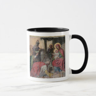 Serbian Orthodox icongraphy at Valjevo Church. - Mug