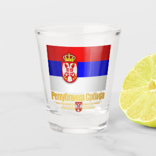 "Serbian Pride" Shirts Shot Glass