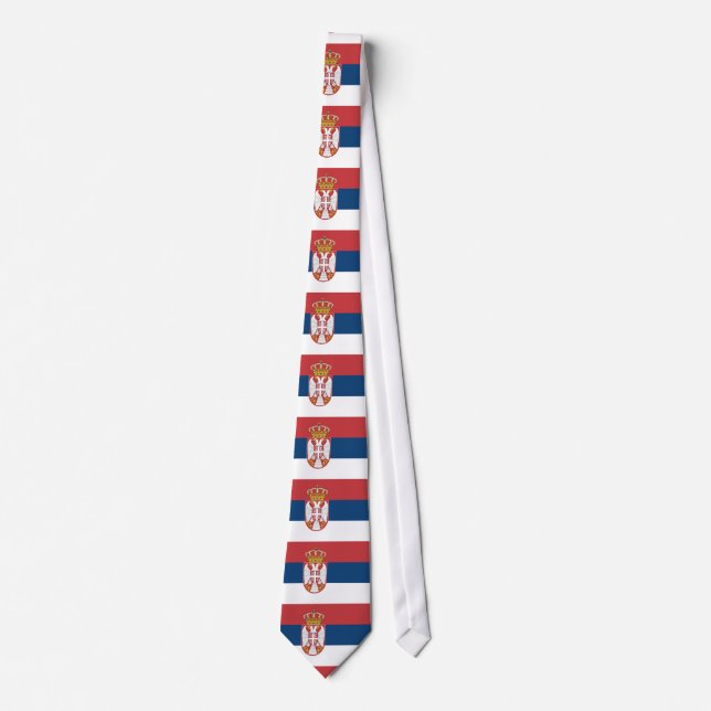 Serbian state flag tie (Front)
