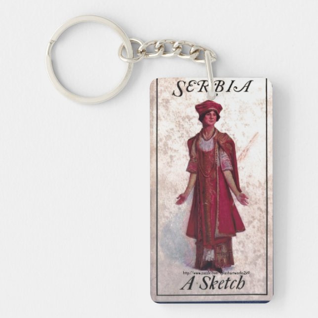 "Serbian Vintage" Key Ring (Front)
