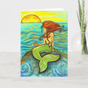 "Serena by the Sea" Mermaid Card