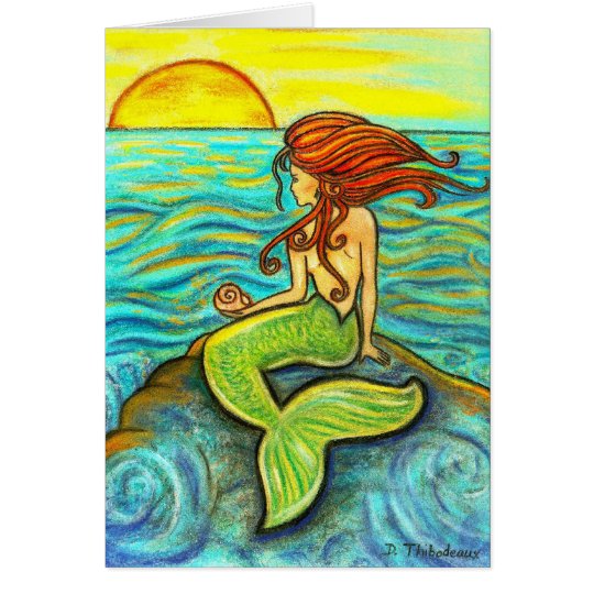 "Serena by the Sea" Mermaid Card