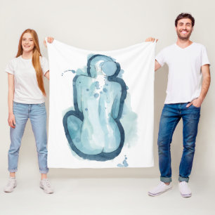 Serena Sketch Fleece Blanket