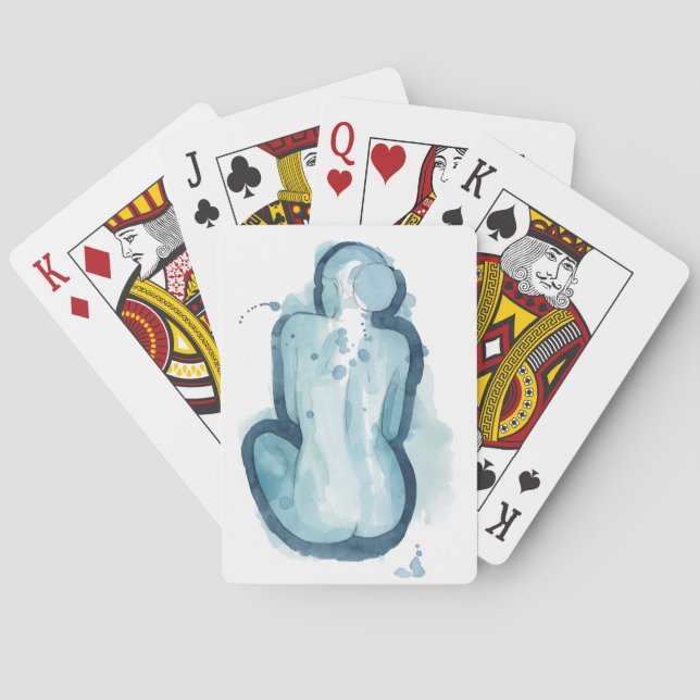 Serena Sketch Playing Cards (Back)