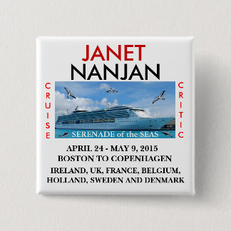 Serenade of the Seas Name Tag Button