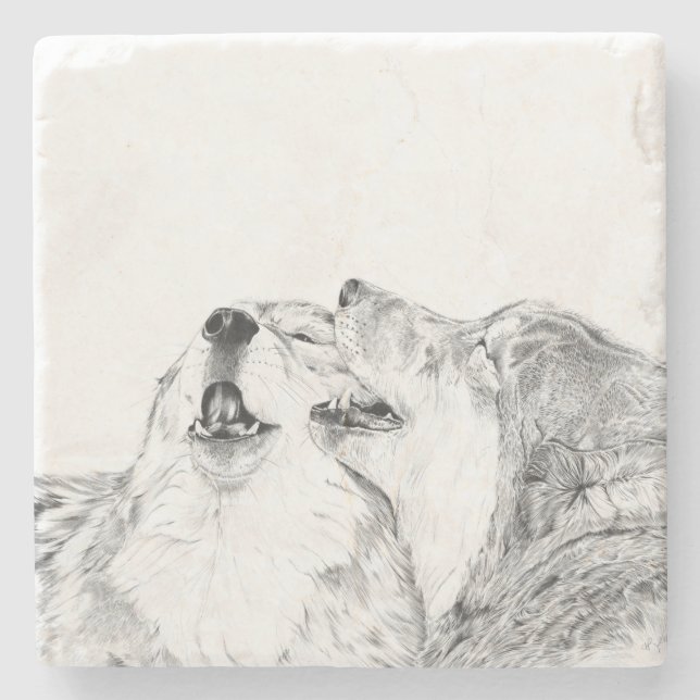 Serenade Stone Coaster (Front)