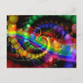 Serenading Hearts Postcard