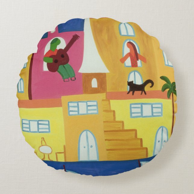 Serenata 2002 round cushion (Front)