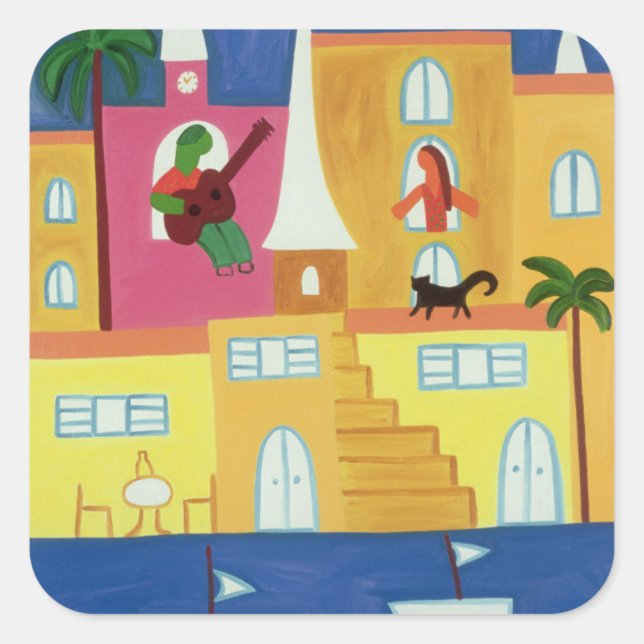 Serenata 2002 square sticker (Front)