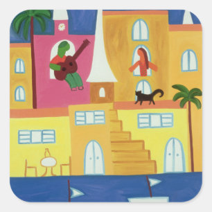 Serenata 2002 square sticker