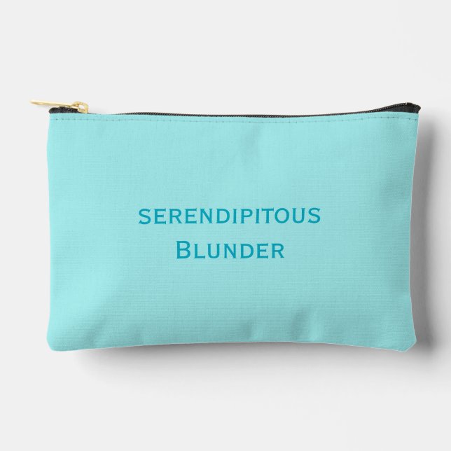 Serendipitous Blunder Small Accessory Pouch (Front)
